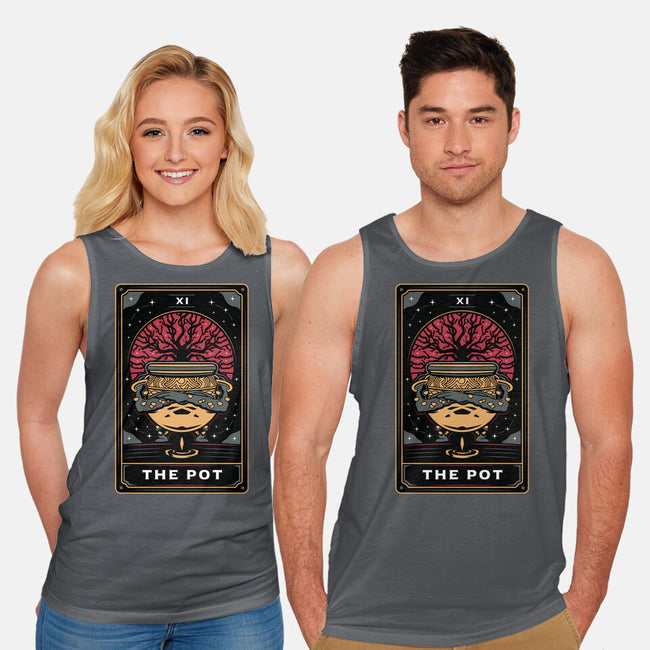 The Pot Tarot Card-Unisex-Basic-Tank-Logozaste