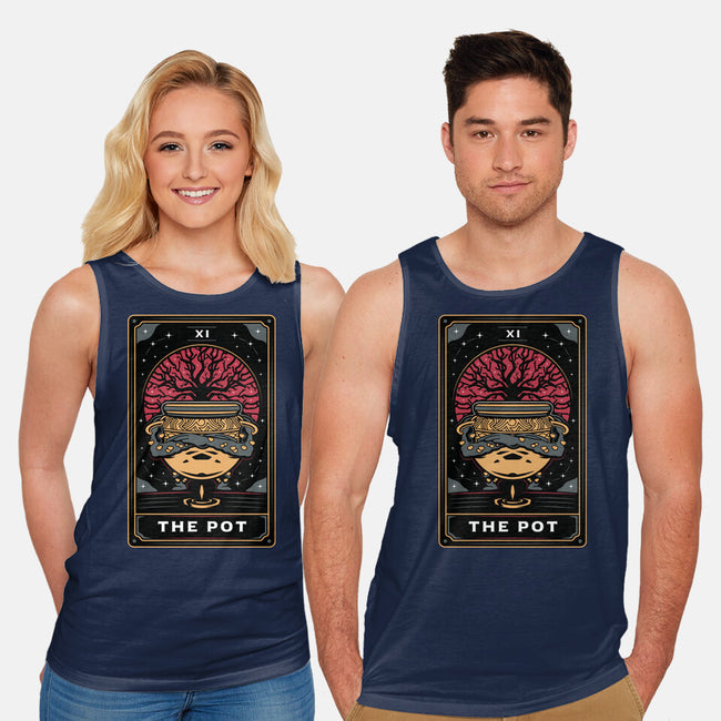 The Pot Tarot Card-Unisex-Basic-Tank-Logozaste