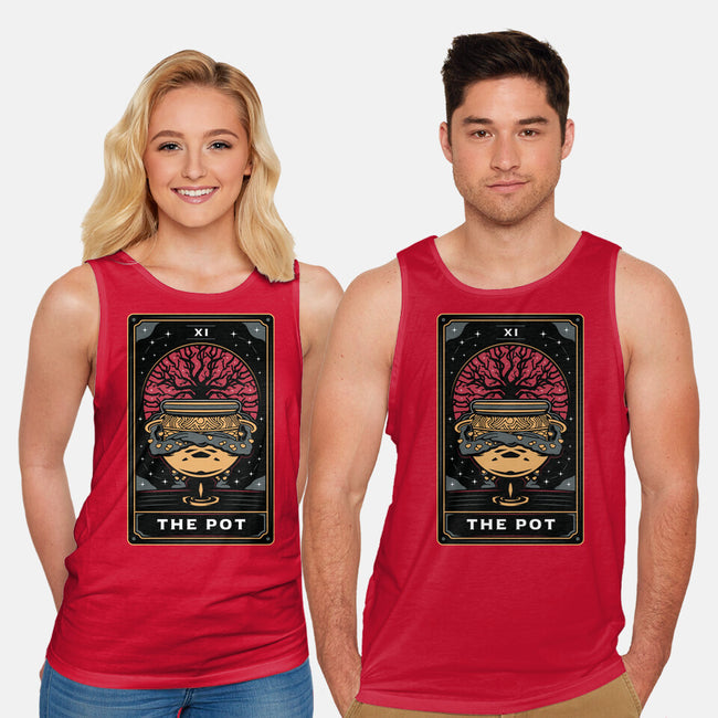 The Pot Tarot Card-Unisex-Basic-Tank-Logozaste