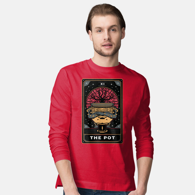 The Pot Tarot Card-Mens-Long Sleeved-Tee-Logozaste