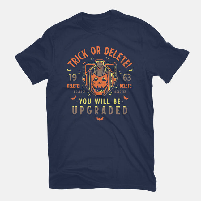 Trick Or Delete-Unisex-Basic-Tee-Logozaste