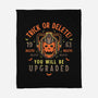 Trick Or Delete-None-Fleece-Blanket-Logozaste