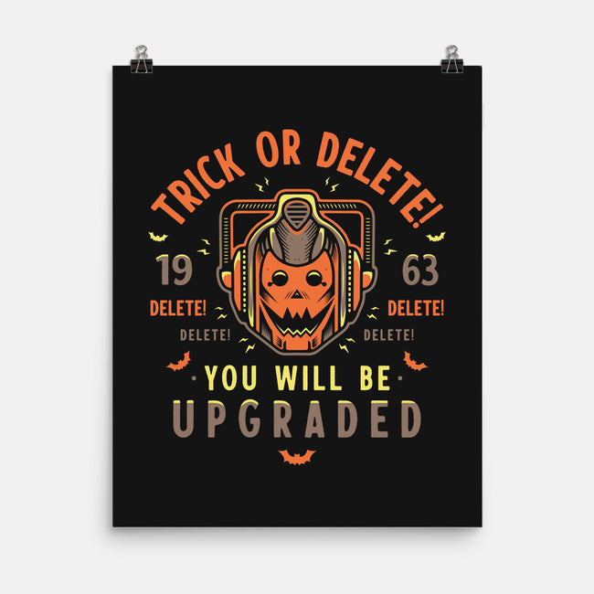 Trick Or Delete-None-Matte-Poster-Logozaste