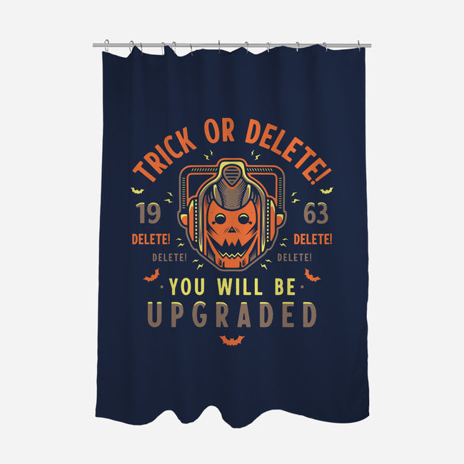 Trick Or Delete-None-Polyester-Shower Curtain-Logozaste