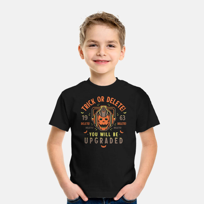 Trick Or Delete-Youth-Basic-Tee-Logozaste