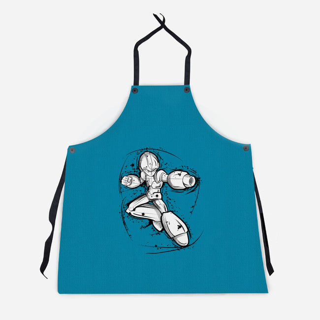 Mega Sketch-Unisex-Kitchen-Apron-nickzzarto