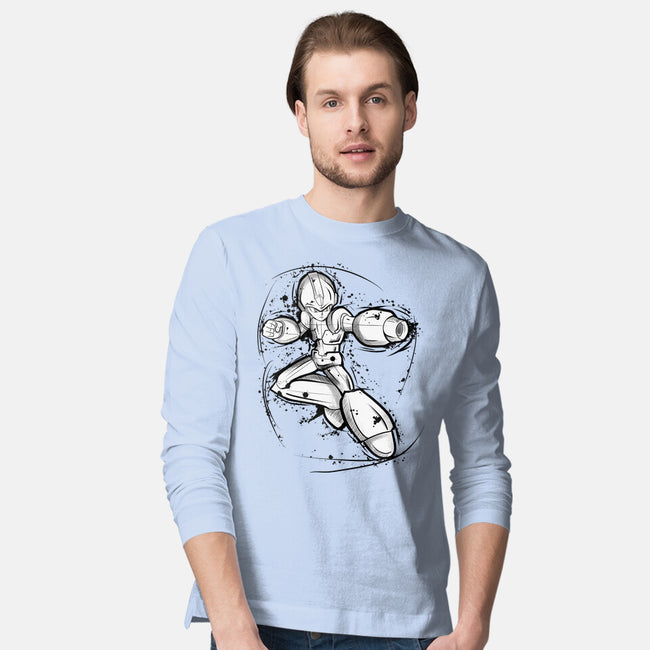 Mega Sketch-Mens-Long Sleeved-Tee-nickzzarto