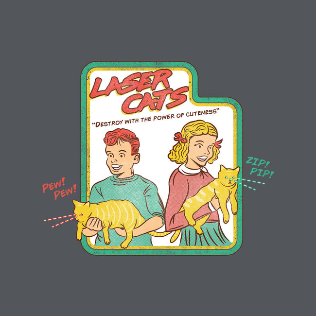 Laser Cats Destroy-Mens-Long Sleeved-Tee-hbdesign