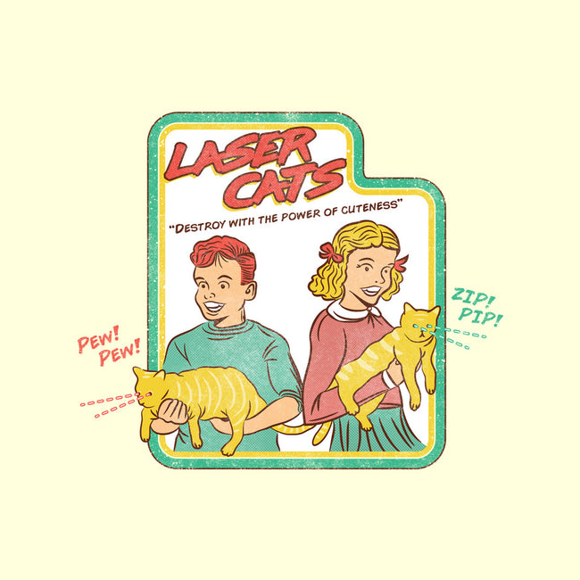 Laser Cats Destroy-Unisex-Kitchen-Apron-hbdesign