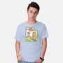 Laser Cats Destroy-Mens-Basic-Tee-hbdesign