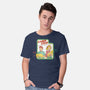 Laser Cats Destroy-Mens-Basic-Tee-hbdesign