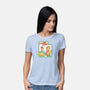 Laser Cats Destroy-Womens-Basic-Tee-hbdesign