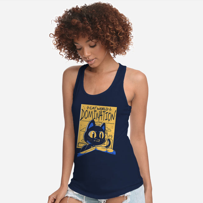 Cat Masterplan-Womens-Racerback-Tank-estudiofitas