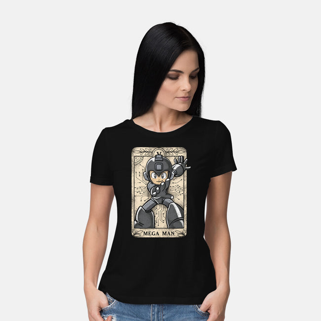 Mega Tarot-Womens-Basic-Tee-turborat14