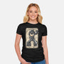 Mega Tarot-Womens-Fitted-Tee-turborat14