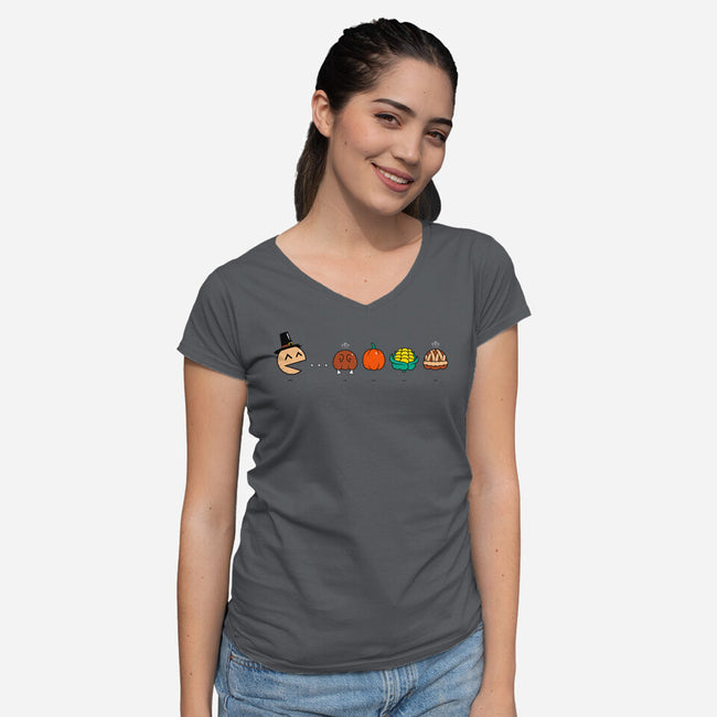 PACS-Giving Day-Womens-V-Neck-Tee-krisren28