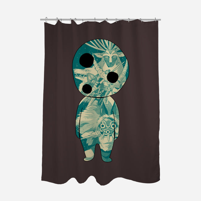 The Spirit Of The Forest-None-Polyester-Shower Curtain-Hafaell