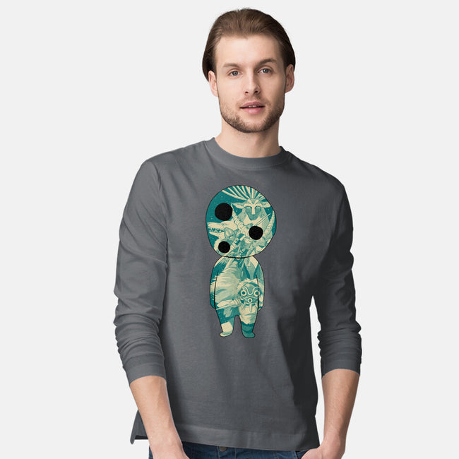 The Spirit Of The Forest-Mens-Long Sleeved-Tee-Hafaell