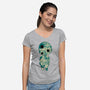 The Spirit Of The Forest-Womens-V-Neck-Tee-Hafaell