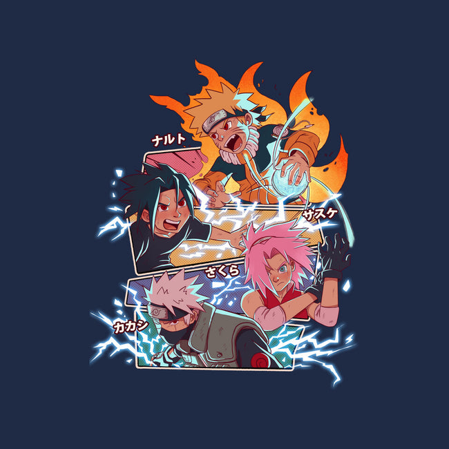 Naruto Battle-Womens-Basic-Tee-jacnicolauart