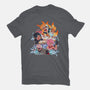 Naruto Battle-Womens-Fitted-Tee-jacnicolauart