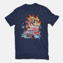 Naruto Battle-Womens-Fitted-Tee-jacnicolauart