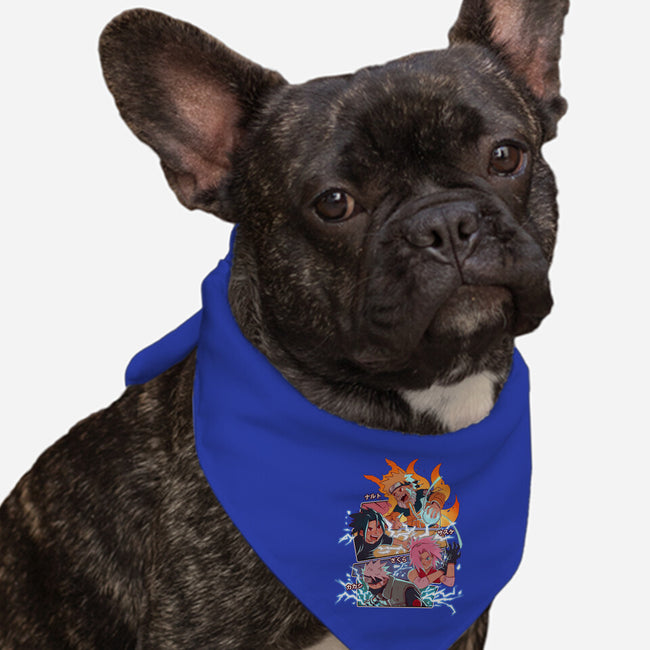 Naruto Battle-Dog-Bandana-Pet Collar-jacnicolauart