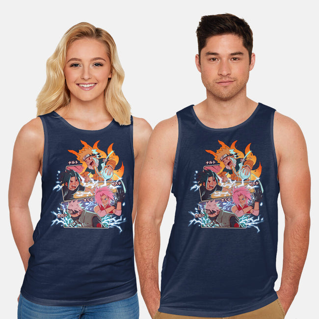 Naruto Battle-Unisex-Basic-Tank-jacnicolauart