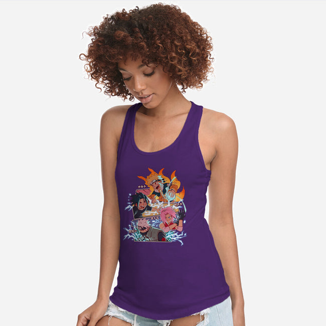 Naruto Battle-Womens-Racerback-Tank-jacnicolauart