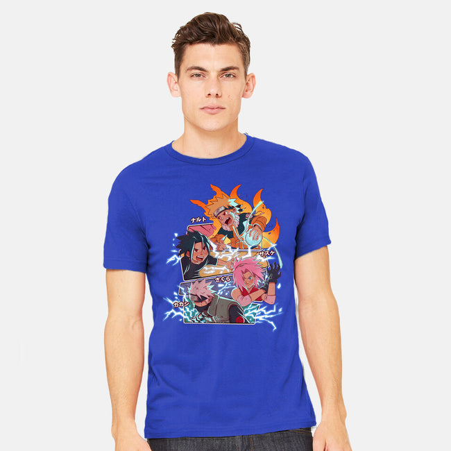 Naruto Battle-Mens-Heavyweight-Tee-jacnicolauart