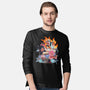 Naruto Battle-Mens-Long Sleeved-Tee-jacnicolauart