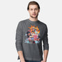 Naruto Battle-Mens-Long Sleeved-Tee-jacnicolauart