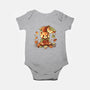 Red Panda Leaf Umbrella-Baby-Basic-Onesie-NemiMakeit