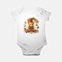 Red Panda Leaf Umbrella-Baby-Basic-Onesie-NemiMakeit