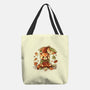 Red Panda Leaf Umbrella-None-Basic Tote-Bag-NemiMakeit