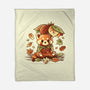 Red Panda Leaf Umbrella-None-Fleece-Blanket-NemiMakeit