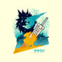 Cloud And Chocobo-None-Glossy-Sticker-Logozaste