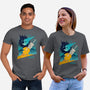 Cloud And Chocobo-Unisex-Basic-Tee-Logozaste