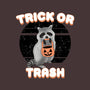 Trick Or Trash-Womens-Basic-Tee-MaxoArt