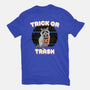 Trick Or Trash-Womens-Basic-Tee-MaxoArt