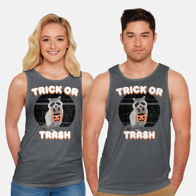 Trick Or Trash-Unisex-Basic-Tank-MaxoArt