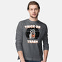 Trick Or Trash-Mens-Long Sleeved-Tee-MaxoArt