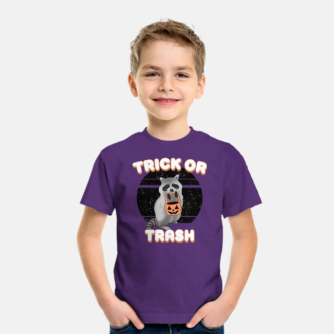 Trick Or Trash-Youth-Basic-Tee-MaxoArt