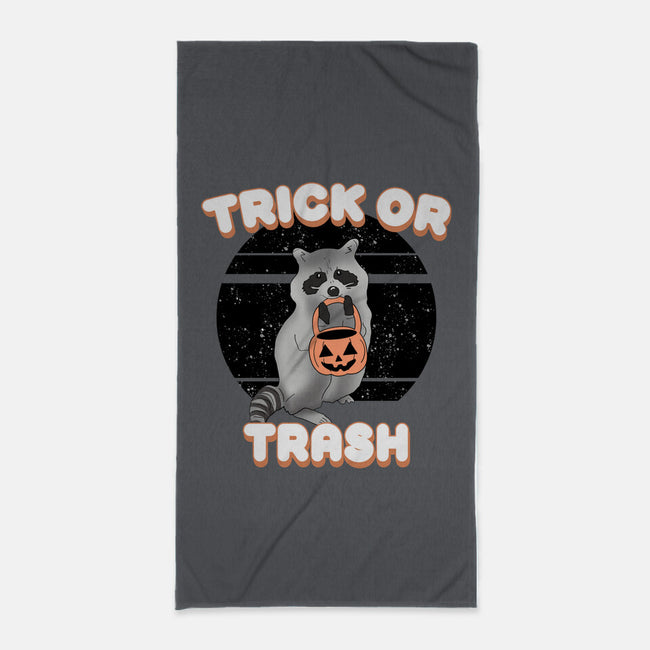 Trick Or Trash-None-Beach-Towel-MaxoArt