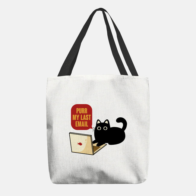 Purr My Last Email-None-Basic Tote-Bag-tobefonseca