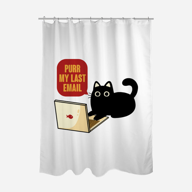 Purr My Last Email-None-Polyester-Shower Curtain-tobefonseca