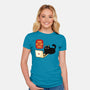 Purr My Last Email-Womens-Fitted-Tee-tobefonseca