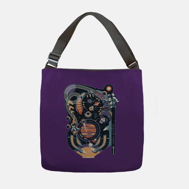 Pinball Space Machine-None-Adjustable Tote-Bag-tobefonseca