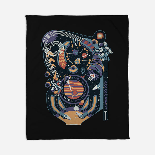 Pinball Space Machine-None-Fleece-Blanket-tobefonseca