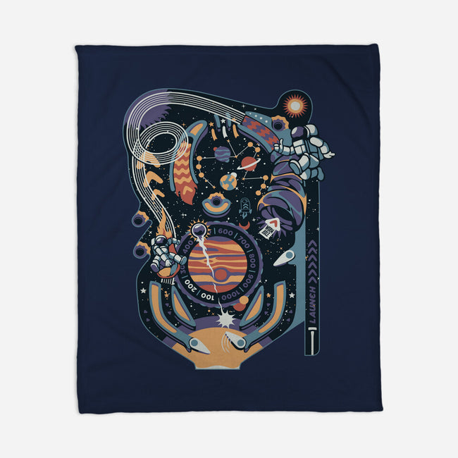 Pinball Space Machine-None-Fleece-Blanket-tobefonseca